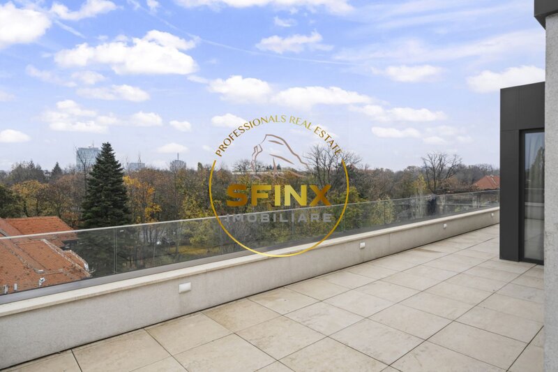 Kiseleff, 4 room penthouse to let, roof terrace, panoramic view, pet friendly