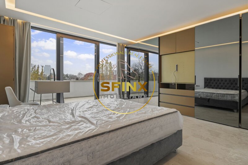 Kiseleff, 4 room penthouse to let, roof terrace, panoramic view, pet friendly